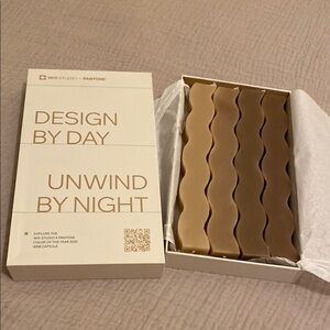 Wix Studio x Pantone Design By Day candle . New